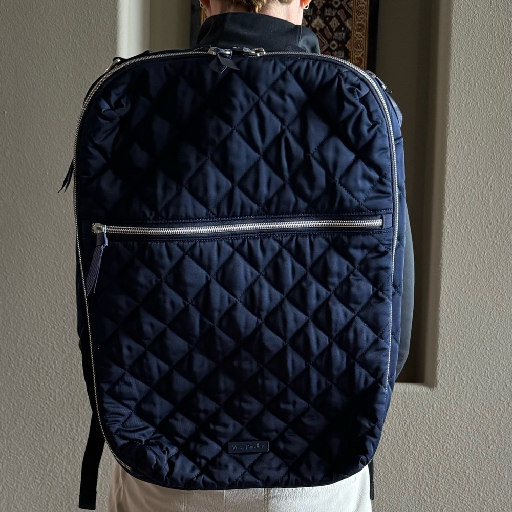 Vera Bradley quilted overnight backpack